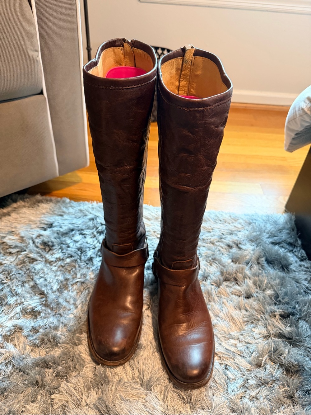 Frye Women's Tall Brown Leather Tall Boots